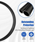 15 Ft PTO Control Cable With 2 Inch Black Knob For Dump Trucks And Heavy Equipment Replacement 55199 showing durability details