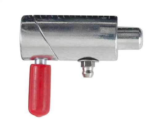 Heavy Duty Rock Solid 1/2 Inch Spring Loaded Cam Lock With Twist Lock Plunger Pin Grip Tight For Wrecker Tow Trucks And Heavy Farm Implements Zinc Plated Steel 2 Pack, stainless steel cam lock with red grip.