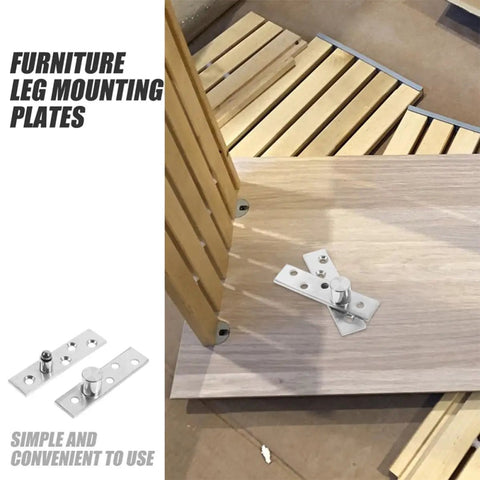 Built To Last Stainless Pivot Door Hinges 2 Pack Concealed Offset Hinges for Doors 20 to 40mm Thick shown in wooden door setup