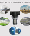 Inline 3/4 Inch Female NPT Strainer With 100 Mesh Stainless Steel Filter Screen Sediment Filter for multiple applications