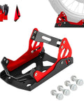 Portable Motorcycle Wheel Chock With 1800 Lb Capacity Adjustable Front Tire Stand for 8 to 21 Inch Wheels, iron construction