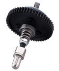 Complete Slipper Clutch Assembly with Steel Diff Gears for Traxxas Slash 4X4 showing 54T 32-Pitch Spur Gear and spring component