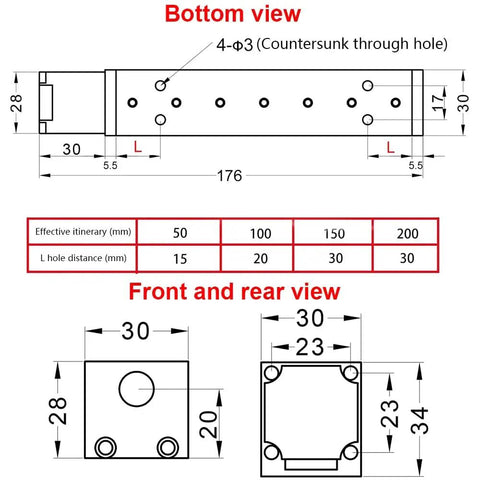 Badass T6 Lead Screw Linear Stage Featuring 50Mm T Slot Rail Paired With Nema Eleven 28Mm Stepper Motor Giving Dope Pitch One Precision For Hardcore Diy Projects Today