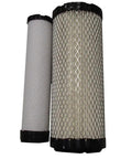 Air Filter And Safety Element Kit 25 083 01-S And 25 083 04-S OEM Replacement Part Set for Lawn Mowers, black and white filters