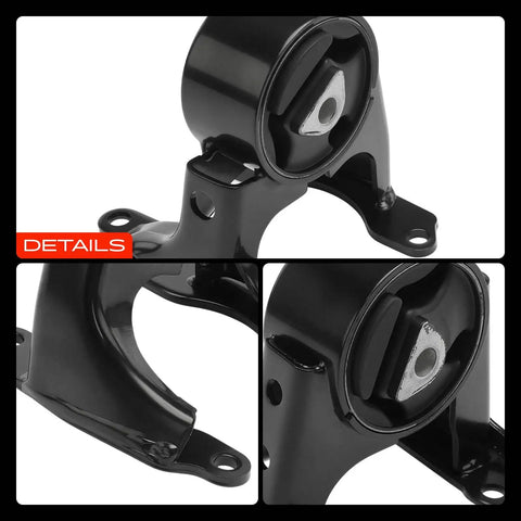 Bully Proof Set Of Two Engine Motor Mounts For Chevy Colorado GMC Canyon Hummer H3t showing close-up of heavy-duty mount design.