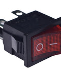 Hull Shape Snap In 4 Pin On Off Switch With Red Lamp Indicator Micro SMD PCB Switch Fits 19.2x12.9mm Mounting Hole KCD1 104
