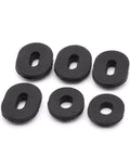 12 Pack Side Cover Grommets Kit For CG125 Rubber Grommet Set Replacement For Your Ride Classic Motorcycle Side Covers Durable Rubber Seals For CB100K CL100S SL100K XL100 CB125S CT125 TL125 XL125 CB200K CB200T And More, 6 black rubber grommets