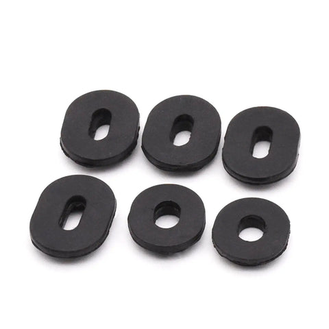12 Pack Side Cover Grommets Kit For CG125 Rubber Grommet Set Replacement For Your Ride Classic Motorcycle Side Covers Durable Rubber Seals For CB100K CL100S SL100K XL100 CB125S CT125 TL125 XL125 CB200K CB200T And More, 6 black rubber grommets