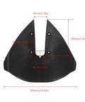 Hydrofoil Stabilizer For Outboard Motors With Double Side Wing Design In Sturdy ABS Engineering Plastics and dimensions