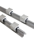 Two Pack SBR12 16 20 20mm Linear Guide Rail Kit Ready To Roll With 300 To 1500mm Lengths Fully Supported Rails And SBR20UU Bearing Blocks