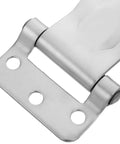 Heavy Duty Stainless Steel Hinge Set For Utility Truck Bins And Box Doors Weatherproof Design For Harsh Outdoor And Coastal Environments Sturdy Dump Trailer Door Hinges Easy Install Marine Grade Corrosion Resistant, stainless steel hinge close-up