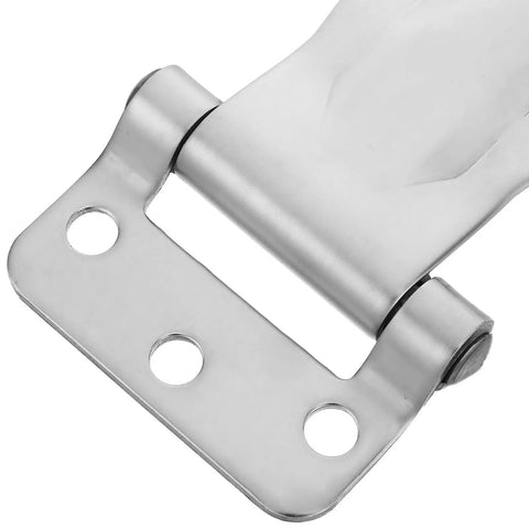 Heavy Duty Stainless Steel Hinge Set For Utility Truck Bins And Box Doors Weatherproof Design For Harsh Outdoor And Coastal Environments Sturdy Dump Trailer Door Hinges Easy Install Marine Grade Corrosion Resistant, stainless steel hinge close-up