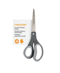 Left-Handed Titanium Scissors With Soft Grip Handle For Comfort And Precision, 8 Inch Stainless Steel Blades Built For Day-To-Day Home And Office Tasks Like Paper Cardboard Photos And More.