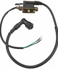 All In One Ignition Coil CDI Box With Voltage Regulator Rectifier Relay Starter Solenoid Spark Plug And Ignition Switch Key Set, front view