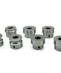 Bead Roller Dies and Flange Dies Kit for 7/8 Inch Bead Rollers 22mm Shafts Includes Bead Mandrels in 1/4 3/8 and 1/2 Inch and Flange Mandrels