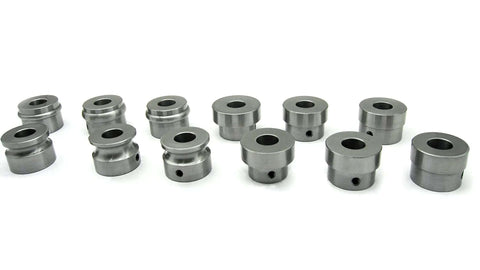 Bead Roller Dies and Flange Dies Kit for 7/8 Inch Bead Rollers 22mm Shafts Includes Bead Mandrels in 1/4 3/8 and 1/2 Inch and Flange Mandrels