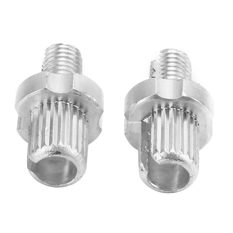 Beefy 7mm M7 Brake Lever Adjusters 2 Pack For Road And Mountain Bikes Aluminum Alloy Silver High Quality Fasteners