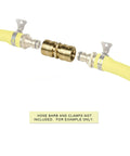 Easy Connect Double Female Quick Connector Locking For Garden Hose Repair And Splice Fits Easy Connect Male Barbs And Connectors Heavy Duty Hose Quick Disconnect