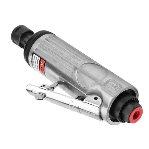 High Speed 1/4 Inch Pneumatic Die Grinder Air Powered Hand Tool, lightweight steel construction, designed for precision grinding and polishing.