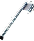Heavy Duty Garage Door Plunger Spring 27 Inch for Smooth Close Zinc Plated Steel Stopper Bumper Replacement Hardware for Overhead Doors