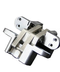 Super Heavy Duty Stainless Steel Hidden Cross Door Hinges Rock Solid Invisible Concealed Folding Hardware No Hassle Installation High Weight Capacity Set For Home Renovations close-up view of the hinge assembly.
