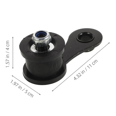 Ultimate Hootnee Atv Chain Tensioner Roller For 50-250cc Mini Bikes Go Karts Dirt Pit Off Road Vehicles With Easy Install Belt Tuning Kit, black 11cm