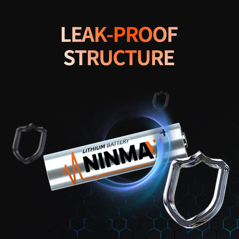 Leak-proof Long Lasting Lithium AAA Batteries 1.5V 1350mAh Non Rechargeable 24 Pack Not AA For Digital Cameras VR Controllers Flashlights Radios Toys