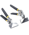 Two Pack Sheet Metal Bending Pliers With Flat Jaw Three And One Quarter Inch Bending Tool Hand Seamer Former Pliers