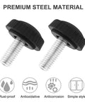 70 Piece M4 Thumb Screws Set With Knurled Grip Knobs And Mounting Screws 7 Sizes From M4x10mm To M4x25mm