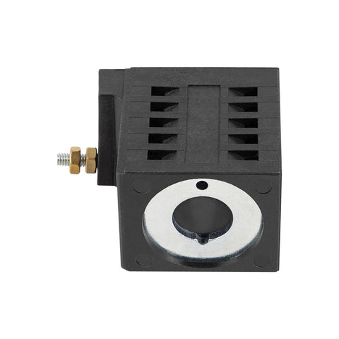 Replacement 10V DC 25W Solenoid Coil For Hydraulic Power Unit Lift Dump 10226-33 showing front view with connection screws