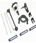 Heavy Duty Valve Seat Reamer For 18mm To 65mm Engine Cylinder Heads With Ergonomic Grip And Riveted Threads For Smooth DIY Repairs, steel parts laid out