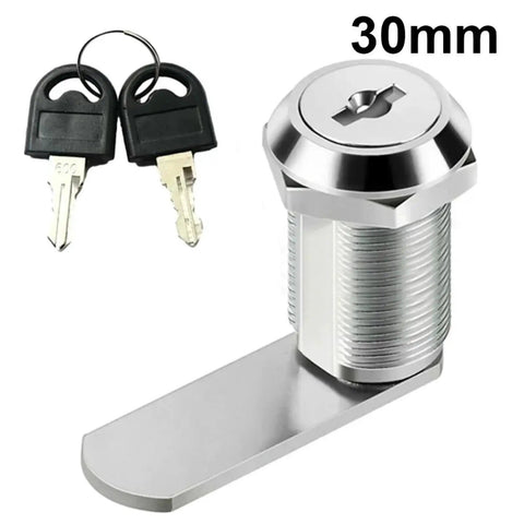 30mm Mailbox Lock With 2 Keys For File Cabinet Tool Box Locker Cam Lock Security Lock Tough No Nonsense Build