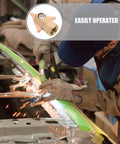 Two Piece Copper Dent Puller Kit With Heavy Duty Auto Body Clamps For Vehicle Sheet Metal Forming in use on car panel