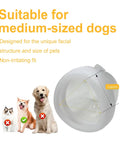 Dog Nebulizer Cup and Inhaler Mask Kit for Medium Size Dogs showing pet mask size and fit for medium dogs.