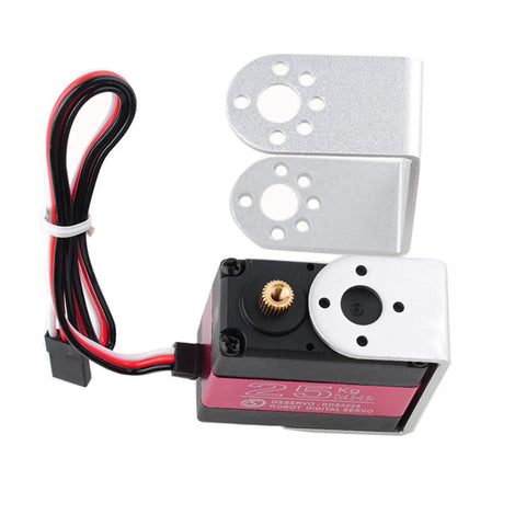 25Kg Dual Shaft U Mount RC Digital Servo With Full Metal Gear Waterproof Construction For Robotic Arm 180 Degree Rotation