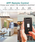 Phone app controlling 3 Way Smart Dimmer Switches, 2 Pack Master Dimmers For Alexa And Google Assistant, 2.4GHz WiFi Remote Control.