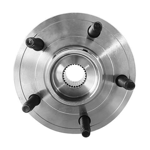 Front view of Pair Of Front Wheel Hub Bearing Assemblies For 2006-2010 Jeep Commander Grand Cherokee Premium Replacement Built For Smooth Rides