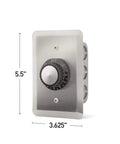 Input Regulator 14 4200 Single In Wall Plate With Gang Box For Electric Heaters Up To 3000 Watts 15 Amps 120 Or 240 Volt UL 508 Listed