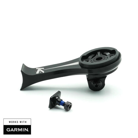 Specialized Future Bicycle Computer Handlebar Mount For Garmin, Ride Ready Aero Aluminum, CNC Ultra Light Mount on white background