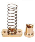 Two Pack T8 Anti Backlash Brass Nut Set For 8mm Lead Screws Compatible With Ender 3 Ender 3 Pro V2 CR10 Tornado 3D Printers