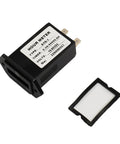 Rugged Digital Hour Meter Timer For Diesel And Gas Engine Generators, Industrial Counter with label showing 0-99999.9 hours range