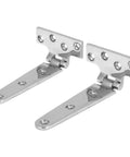 Beefy Heavy Duty 316 Stainless Steel T Shape Door Hinge For Marine Lids Hatches Compartments And Doors 6 By 3 Inch Rustproof Pack Of 2