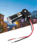 Automatic Dusk To Dawn Photoelectric Switch With Outdoor Light Sensor for 120V Fixtures, shown with swivel mount and wires