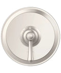 Opulence Brushed Nickel Shower Trim Kit With Single Handle Wall Mount Trim Only Valve Not Included Requires Three Quarter Inch Thermostatic Rough In Valve Sold Separately Slick Upgrade For Modern Bathrooms, single handle view