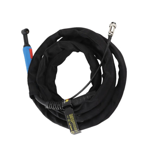 Flexible 4m Welding Torch With Ergonomic Grip And Smooth Surface Easy Install High Temp Ready Versatile Metal Welding Tool For Home Shop And Pro Use Gear coiled