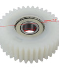 3 Pack Nylon 38mm 36 Tooth Planetary Gear Set With Bearings For E Bike Hub Motors Fits Bafang Systems Durable Gear Teeth High Strength Not Easy To Deform Includes Grease For Easy Installation close-up of single gear