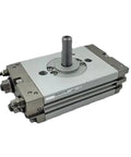 Compact Rotary Actuator With Straightforward Rack And Pinion Mechanics Works Like A Charm Under Heavy Loads built from metal, suitable for custom shop projects.