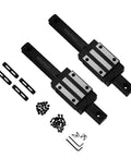 150mm Linear Guide Rail Kit With 2 Rails And 2 Carriages HGH20CA Sliding Blocks And End Stops for CNC and auto machines