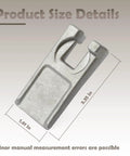 Heavy Duty 40 To 50 Degree Auger Teeth For Rock Drilling And Hard Soil Digging Replacement Parts, 3.35 x 1.61 in, metal, size details