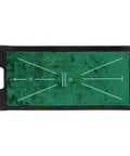 Portable Golf Swing Training Mat With Velvet Surface Non Slip Grip For Indoor And Outdoor Practice Trajectory Analysis And Clear Swing Feedback Marks That Wipe Clean After Every Hit